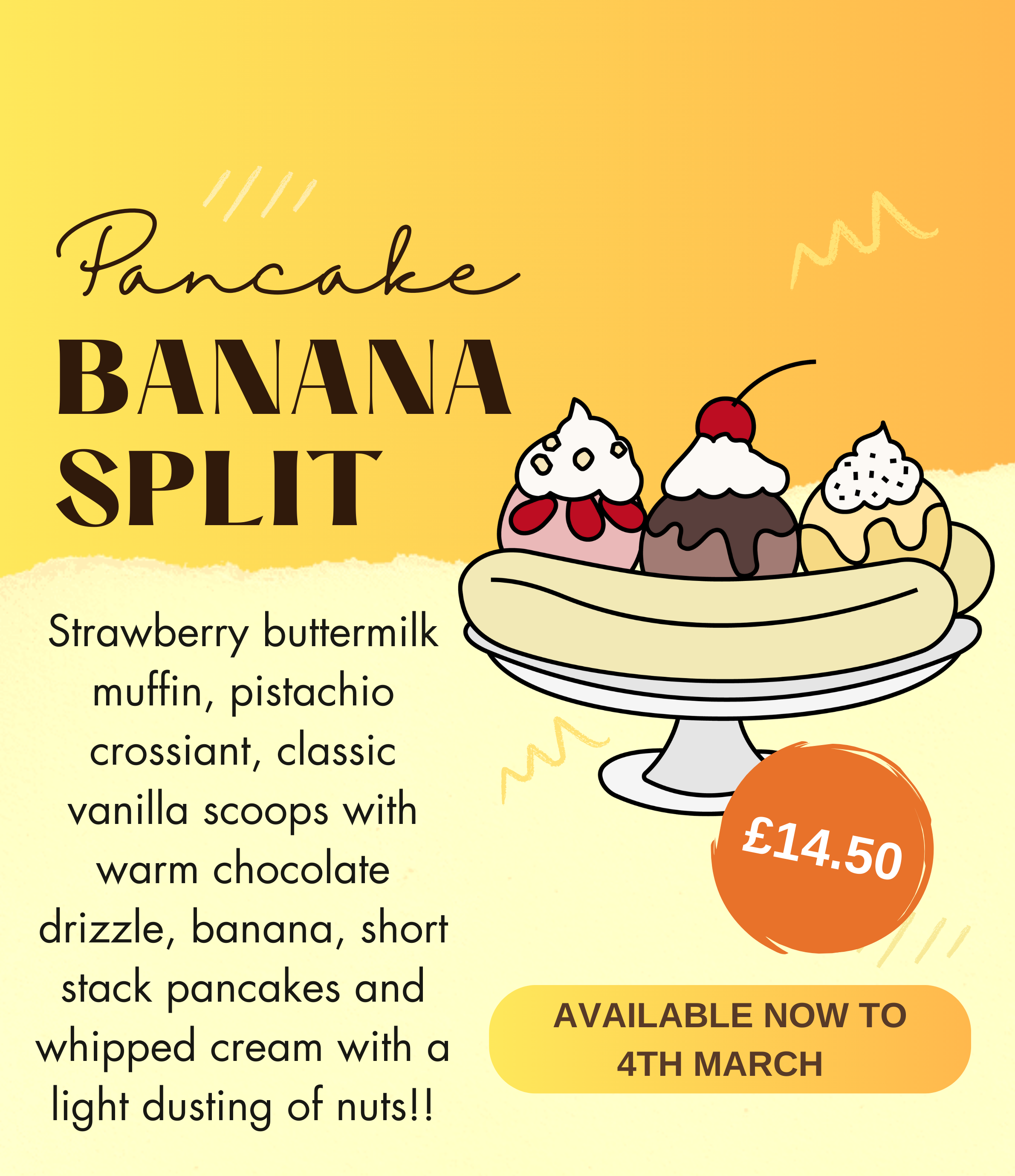 Pancake banana split amended