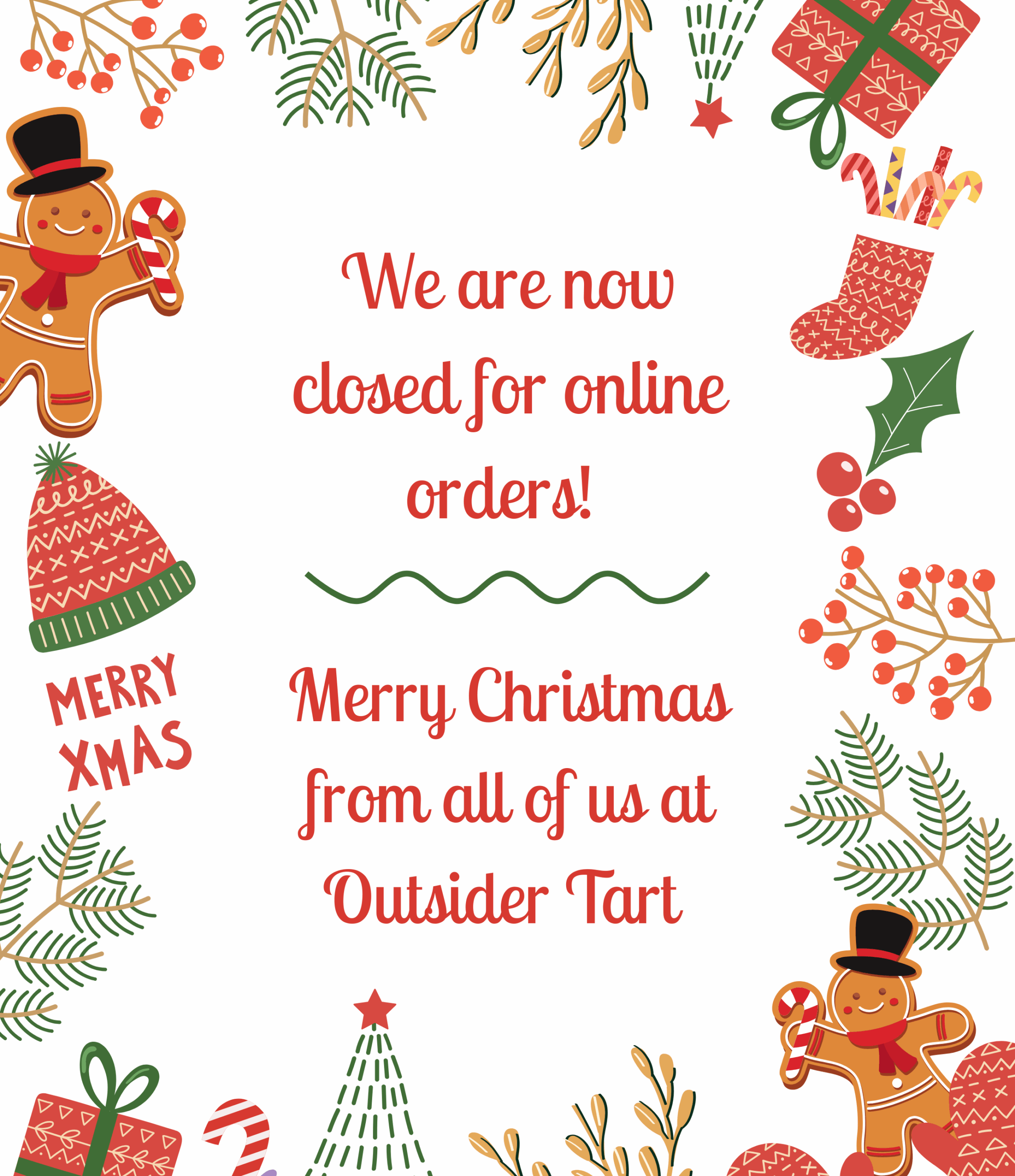 Red simple christmas page border 63 x 73 cm scaled