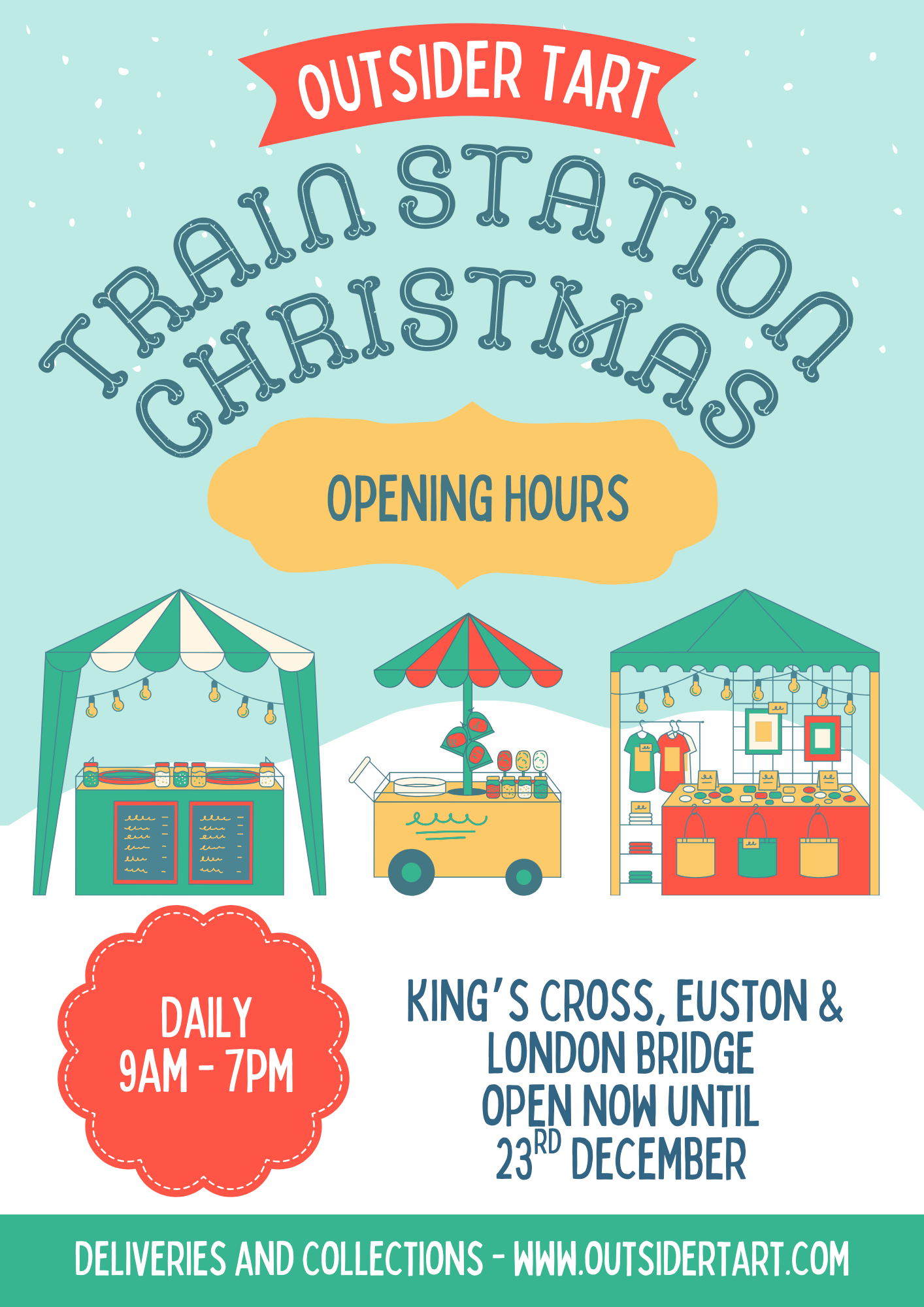 Train station markets website